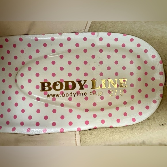 Body Line Japan Size 27 Brown Mary Jane Shoes w/ Double Straps & Bows - Picture 13 of 14